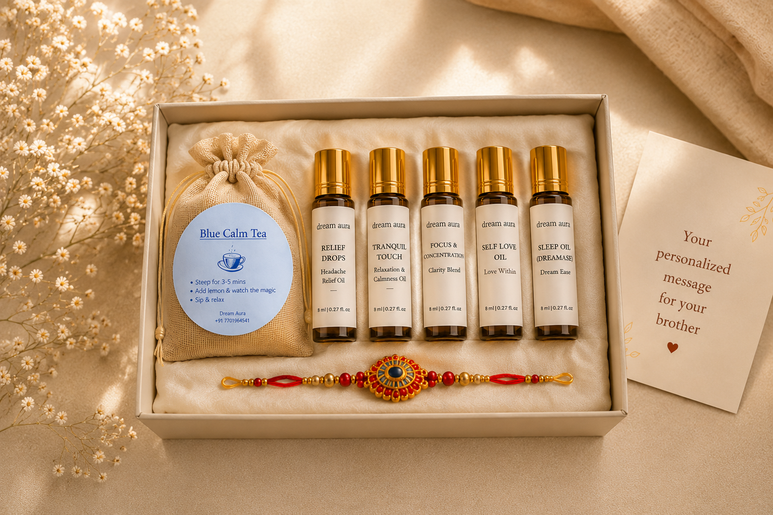 The Blue Calm Collection – Premium Wellness Gift Hamper