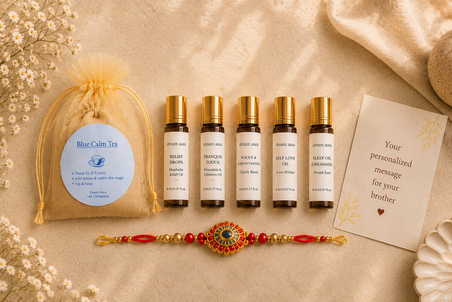 The Blue Calm Collection – Premium Wellness Gift Hamper