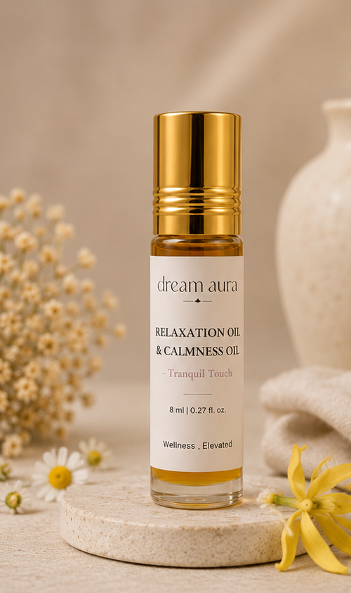 Relaxation & Calmness Roll-On Oil | Stress Relief Aromatherapy | Tranquil Touch by Dream Aura